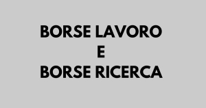 Borse lavoro e ricerca - nuova finestra